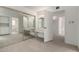 Bedroom with vanity and mirrored closets at 11451 S Half Moon Dr, Phoenix, AZ 85044