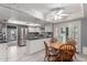 Kitchen with island and eating area. Large space for meal preparation and serving at 120 E Calavar Rd, Phoenix, AZ 85022