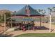 Playground under a shade canopy near the beach, complete with slides and climbing, perfect for Gathering fun at 12231 S 185Th Ave, Goodyear, AZ 85338