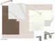 A selection of coordinated bathroom finishes includes cabinets, countertops, tile, and hardware at 23880 N 127Th St, Scottsdale, AZ 85255