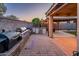 Outdoor kitchen featuring a built-in grill, counter space, and ample space for entertaining at 2678 S 172Nd Dr, Goodyear, AZ 85338