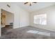 Bedroom featuring neutral carpet, white walls and one window at 3001 E Amber Ridge Way, Phoenix, AZ 85048