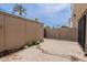 Back patio features brick walls and landscaping at 3823 N 28Th St, Phoenix, AZ 85016