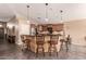 Kitchen area featuring a breakfast bar with pendant lighting and seating at 5929 W Riviera Dr, Glendale, AZ 85304