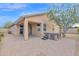 Charming backyard showcasing a built-in hot tub and a well-maintained brick patio at 913 E Tekoa Ave, Gilbert, AZ 85298