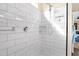 New shower with sleek, modern fixtures and tile, adjacent to the Primary bedroom at 913 E Tekoa Ave, Gilbert, AZ 85298