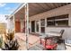 Back patio featuring a covered seating area and outdoor furniture, great for relaxation and enjoyment at 1725 W Marlette Ave, Phoenix, AZ 85015