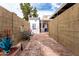 Back yard featuring desert plants, and a block wall for privacy and style at 1725 W Marlette Ave, Phoenix, AZ 85015