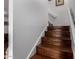 Staircase with white risers and stained wood treads at 1725 W Marlette Ave, Phoenix, AZ 85015