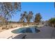 Gorgeous backyard pool with views of the green golf course at 2450 E Glass Ln, Phoenix, AZ 85042