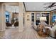 Bright and airy living room featuring wood-look floors, neutral tones, and an inviting atmosphere at 32754 N 15Th Gln, Phoenix, AZ 85085