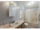 Bathroom with tub/shower, vanity, and medicine cabinet storage at 3330 E Main St # 7, Mesa, AZ 85213