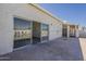 Exterior view of the indoor pool house with access to the outdoor community pool at 3330 E Main St # 7, Mesa, AZ 85213