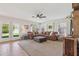 Cozy living room with plush seating, neutral tones, and lots of natural light at 3336 E Linda Ct, Gilbert, AZ 85234