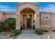 Charming front porch with stone accents, desert landscaping and unique architectural design at 38301 N 15Th Ave, Phoenix, AZ 85086