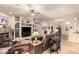 Living room with neutral paint, recessed lighting and a view of the dining area at 38301 N 15Th Ave, Phoenix, AZ 85086