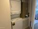 Convenient laundry area with a washer and dryer unit, providing ease and efficiency for laundry tasks at 5518 E Lindstrom Ln # 3010, Mesa, AZ 85215