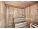 The sauna is crafted from beautiful, light wood, creating a warm and inviting space at 7180 E Kierland Blvd # 312, Scottsdale, AZ 85254