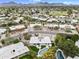 An aerial view of house in a neighborhood near golf course and mountains at 8405 N Via Mia --, Scottsdale, AZ 85258