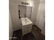 Bathroom showcasing a standard vanity and tiled floor at 8727 N 35Th Dr, Phoenix, AZ 85051