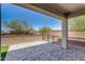 Covered back patio offering gorgeous views and a relaxing outdoor space at 8836 S 165Th Ave, Goodyear, AZ 85338