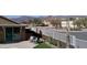 Charming backyard with patio seating and lush plants, complemented by a picturesque mountain view at 8965 E Red Mountain Ln, Gold Canyon, AZ 85118