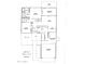 Floor plan showing the layout of the house, including the kitchen, bedrooms, and living areas at 9813 W Sandstone Dr, Sun City, AZ 85351