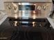 Stainless steel Samsung range with electric cooktop and digital interface at 1951 N 64Th St # 69, Mesa, AZ 85205