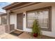 Close-up of front door and front window with clean lines and great natural lighting at 19601 N 14Th St, Phoenix, AZ 85024
