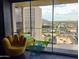 Balcony with comfortable seating and city view at 207 W Clarendon Ave # G18, Phoenix, AZ 85013