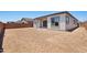 Exterior view of the home showing the backyard and covered patio at 22685 E Saddle Way, Queen Creek, AZ 85142