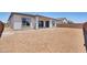 Exterior home view of the backyard with space to customize and design at 22685 E Saddle Way, Queen Creek, AZ 85142