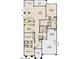 Detailed floor plan featuring a primary suite, bedrooms, kitchen, and garage layout at 22685 E Saddle Way, Queen Creek, AZ 85142