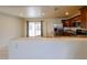 View of kitchen featuring stainless steel appliances and stone countertops at 3125 E Grovers Ave, Phoenix, AZ 85032