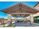 Outdoor patio boasts mountain views and comfortable seating for relaxation and gatherings at 33224 N Cat Hills Ave, San Tan Valley, AZ 85144