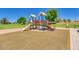 Community playground with swings, slides, and play equipment offers a space for  at 33224 N Cat Hills Ave, San Tan Valley, AZ 85144
