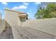 Outdoor patio space with a view of the sky and building facade at 4225 N 21St St # 22, Phoenix, AZ 85016