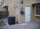 Enclosed patio with beautiful water feature and tiled entrance, offering a private outdoor retreat at 5704 E Aire Libre Ave # 1036, Scottsdale, AZ 85254