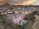 Overhead aerial view of the community showcasing the solar panels and amazing backyard amenities at 5829 W Alyssa Ln, Phoenix, AZ 85083
