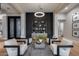 Inviting living room features modern decor, stylish lighting, and comfortable seating at 5829 W Alyssa Ln, Phoenix, AZ 85083