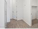 Modern bathroom with a glass shower stall and tiled floors that look like wood at 7701 W Avenida Del Rey --, Peoria, AZ 85383