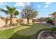 Backyard putting green providing recreational fun and beautiful desert landscaping at 9513 N 129Th Pl, Scottsdale, AZ 85259