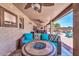 Outdoor patio with a fire pit, comfortable seating, and ample space for entertaining at 10602 N 35Th St, Phoenix, AZ 85028
