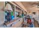 Outdoor bar on covered patio with decor and views of the yard, perfect for entertaining at 10602 N 35Th St, Phoenix, AZ 85028