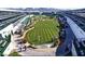 Golf tournament surrounded by large multi-story stadium seating for fans at 13126 E Turquoise Ave, Scottsdale, AZ 85259