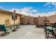 The stylish patio offers comfortable seating and an inviting outdoor space for relaxation at 13311 W Copperstone Dr, Sun City West, AZ 85375