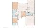 Detailed floor plan showcasing the layout of the primary bedroom, living room, and kitchen at 19746 N Heron Ct, Maricopa, AZ 85138