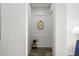 Neutral hallway featuring modern lighting and elegant decorative accents at 19746 N Heron Ct, Maricopa, AZ 85138