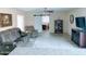Bright living room with hardwood floors, comfortable seating, and stylish decor at 2710 S Noche De Paz --, Mesa, AZ 85202
