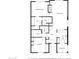 Detailed floor plan showcasing the layout of the home with primary bedroom, living room, and kitchen at 2714 W Desert Cove Ave, Phoenix, AZ 85029